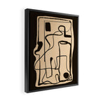 Abstract line art 133 Framed Canvas Print Gallery Image 2
