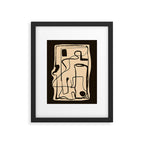 Abstract line art 133 Framed Art Print Gallery Image 5