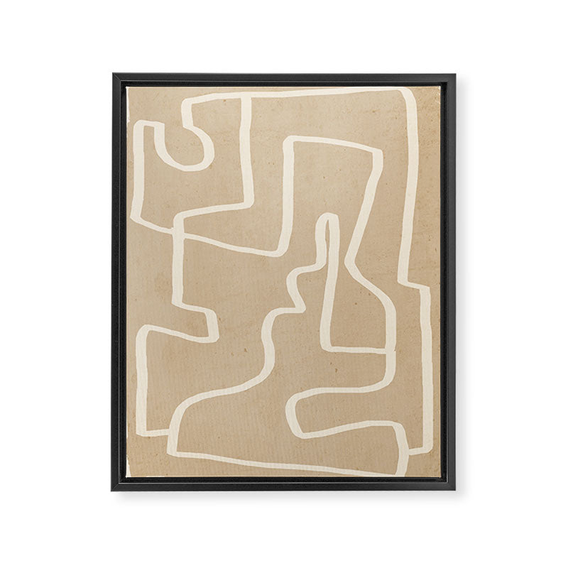Abstract line art 143 Framed Canvas Print Gallery Image 6