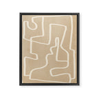 Abstract line art 143 Framed Canvas Print Gallery Image 6