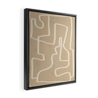 Abstract line art 143 Framed Canvas Print Gallery Image 2
