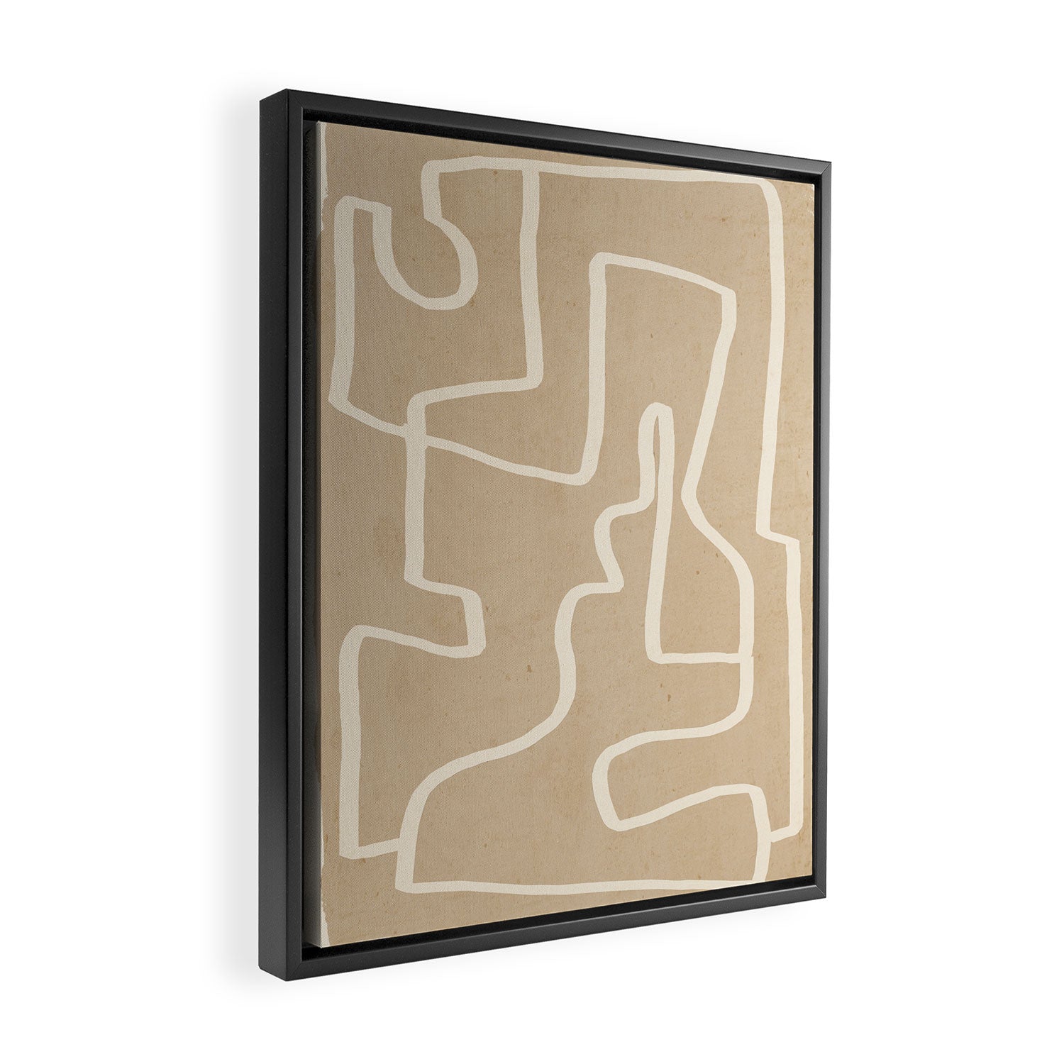 Abstract line art 143 Framed Canvas Print Gallery Image 2