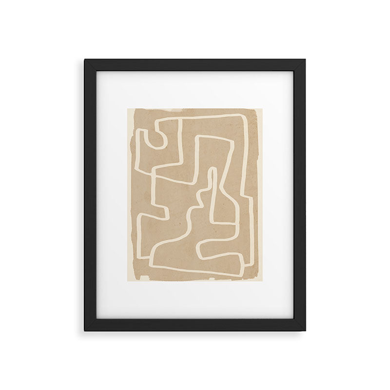 Abstract line art 143 Framed Art Print Gallery Image 4