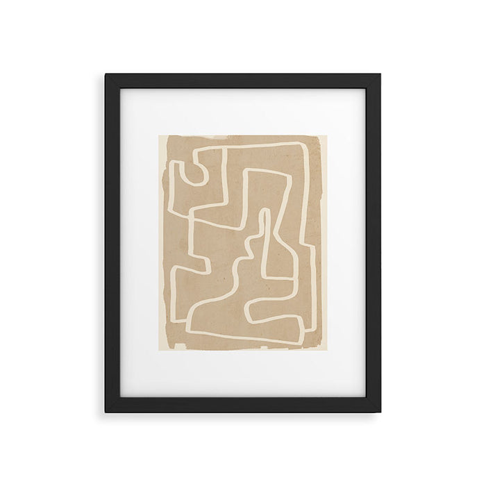 Abstract line art 143 Framed Art Print Gallery Image 1