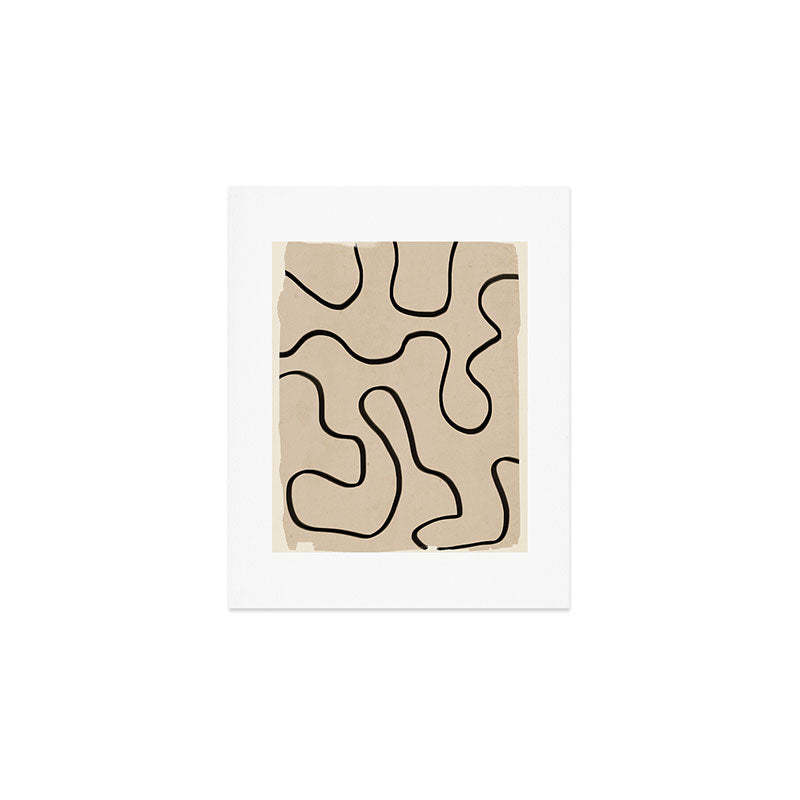 Abstract line art 145 Art Print Gallery Image 1