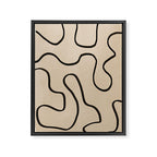 Abstract line art 145 Framed Canvas Print Gallery Image 6