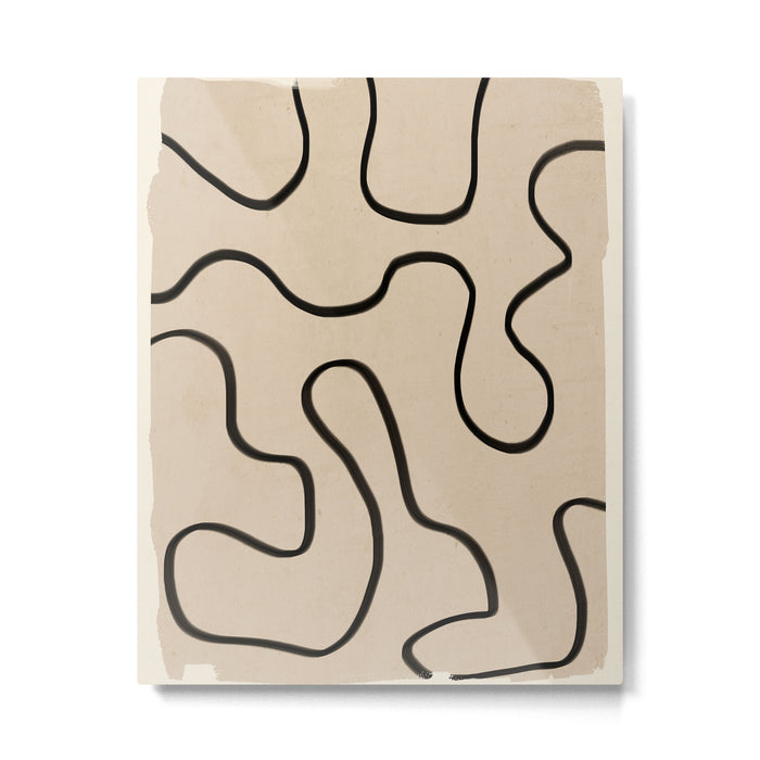 Abstract line art 145 Metal Print Gallery Image 1
