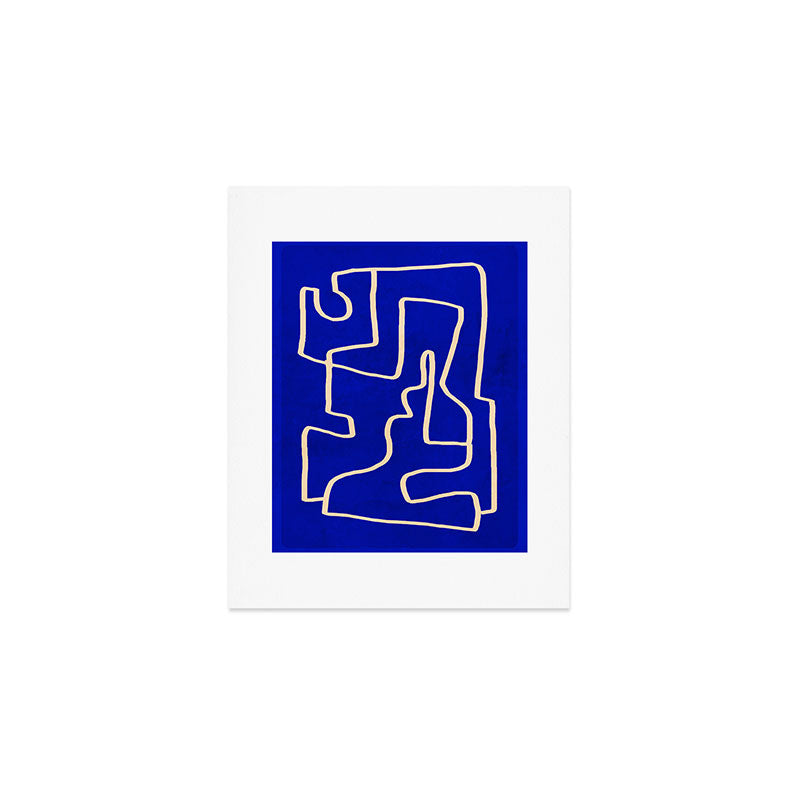 Abstract Line Art 149 Art Print