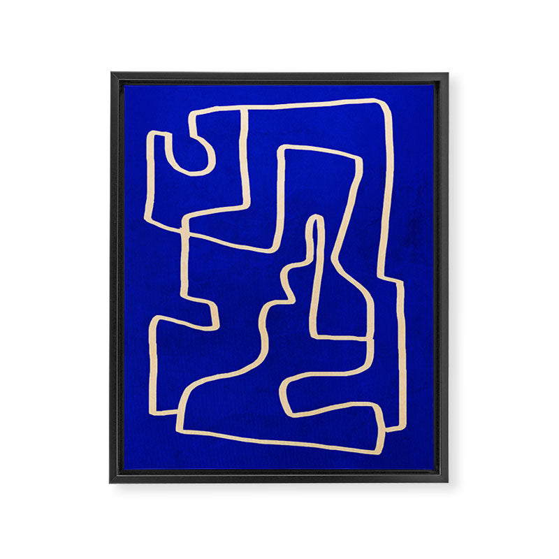 Abstract line art 149 Framed Canvas Print Gallery Image 6