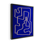 Abstract line art 149 Framed Canvas Print Gallery Image 2