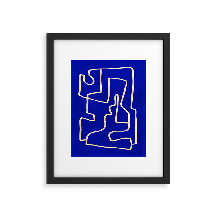 Abstract line art 149 Framed Art Print Gallery Image 1