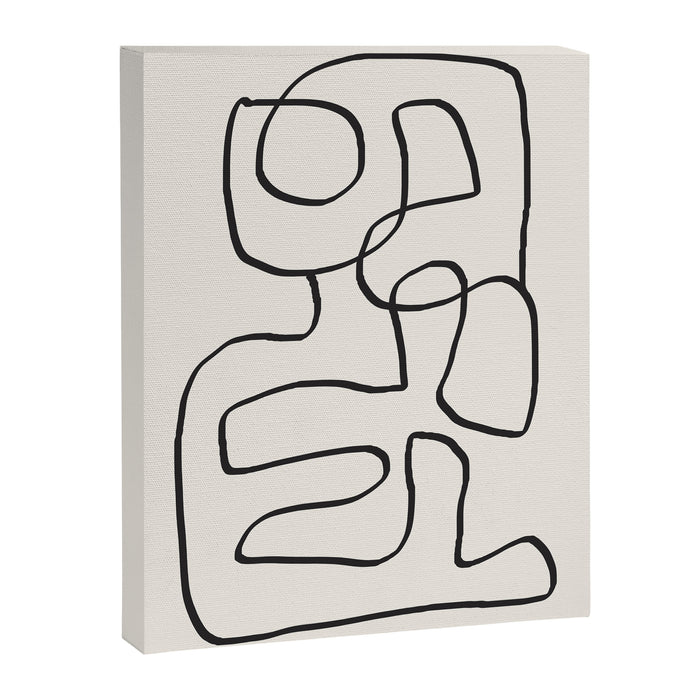 Abstract line art 15 Canvas Print Gallery Image 1