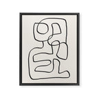 Abstract line art 15 Framed Canvas Print Gallery Image 6