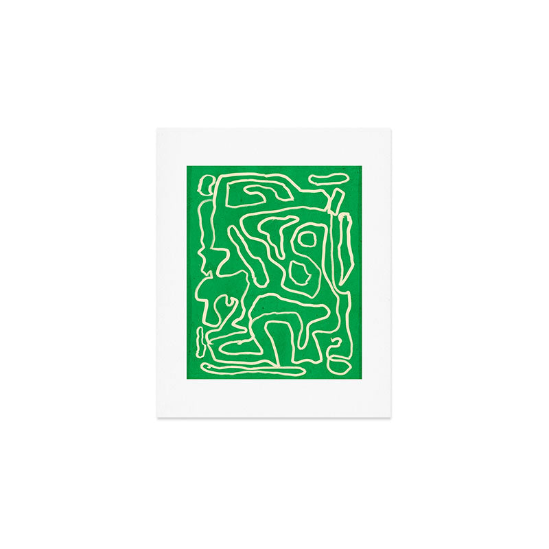Abstract line art 151 Art Print Gallery Image 1