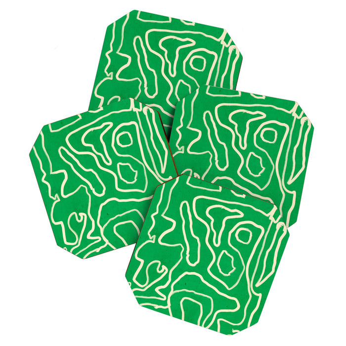 Abstract line art 151 Coaster Gallery Image 1