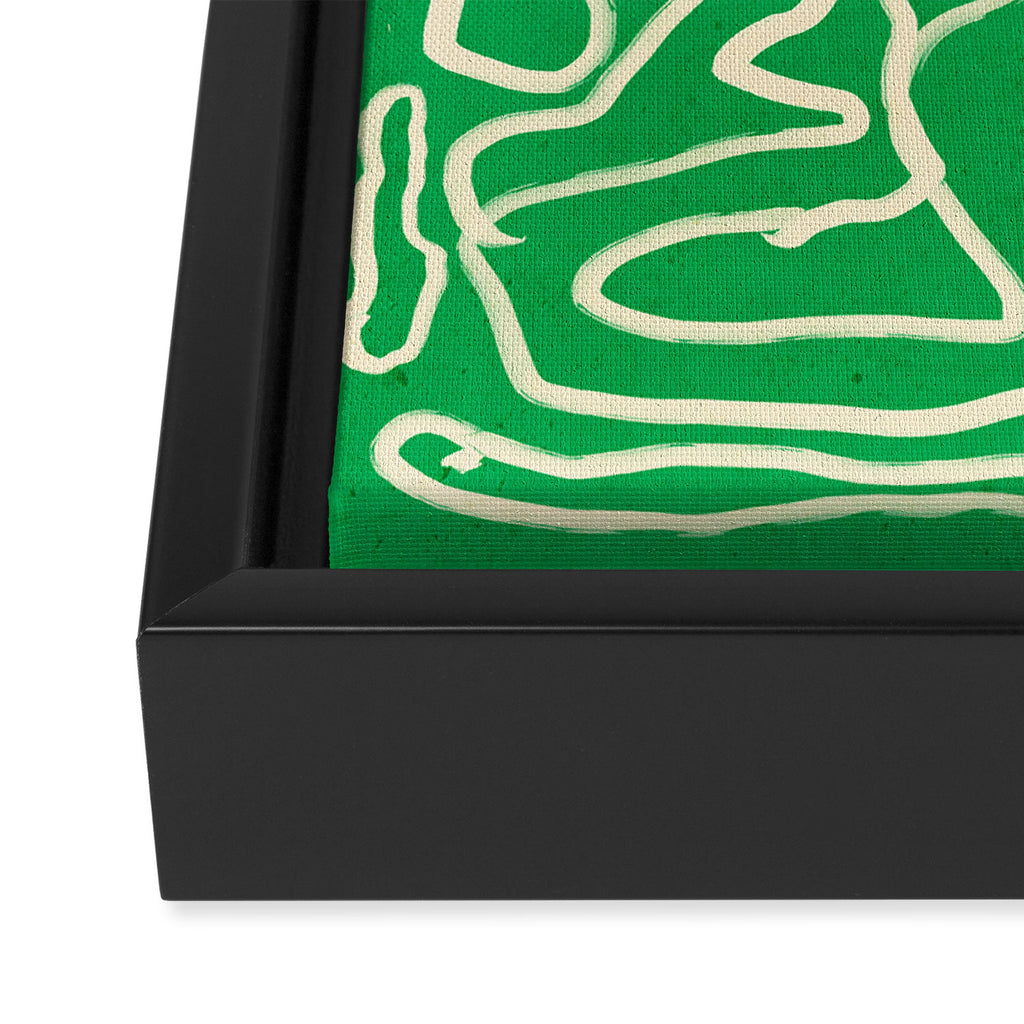 Abstract line art 151 Framed Canvas Print Gallery Image 3