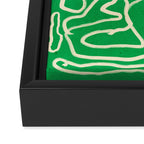 Abstract line art 151 Framed Canvas Print Gallery Image 3