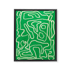 Abstract line art 151 Framed Canvas Print Gallery Image 6