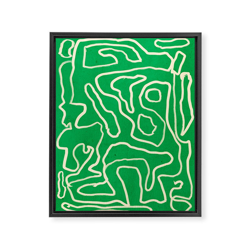 Abstract line art 151 Framed Canvas Print Gallery Image 6