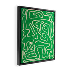 Abstract line art 151 Framed Canvas Print Gallery Image 2