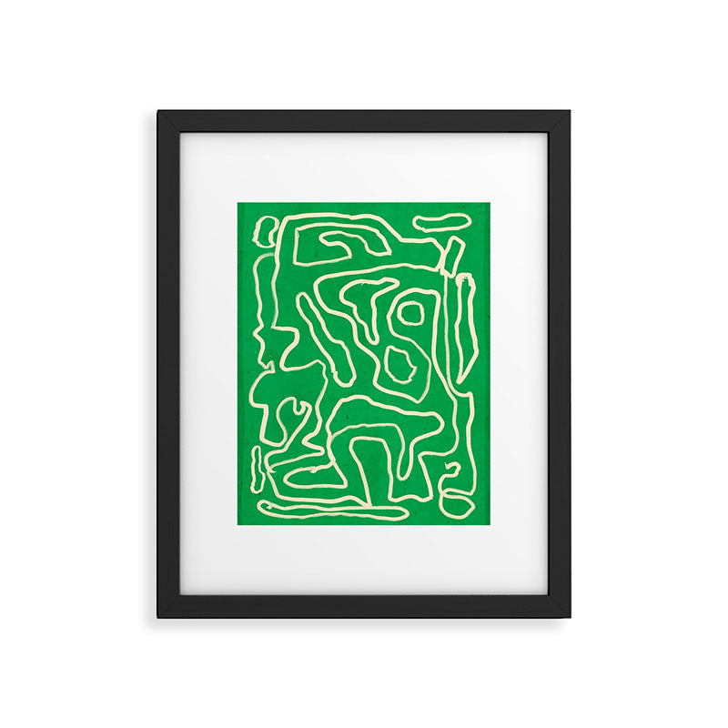 Abstract line art 151 Framed Art Print Gallery Image 5