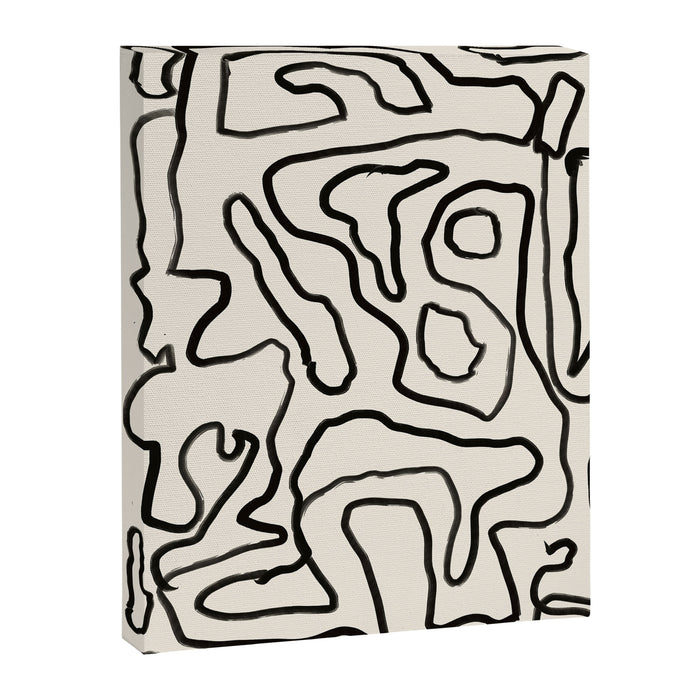 Abstract line art 154 Canvas Print Gallery Image 1