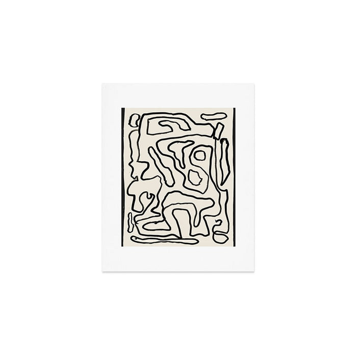 Abstract line art 154 Art Print Gallery Image 1