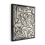 Abstract line art 154 Framed Canvas Print Gallery Image 2