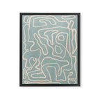 Abstract line art 157 Framed Canvas Print Gallery Image 6