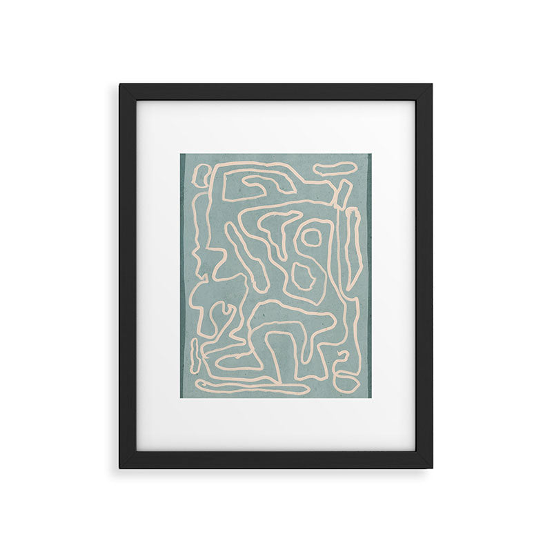 Abstract line art 157 Framed Art Print Gallery Image 5