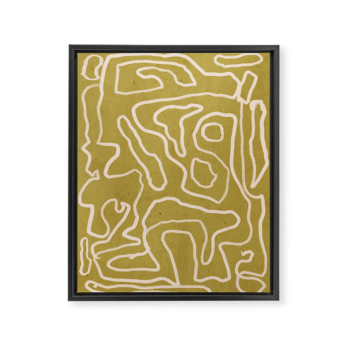 Abstract line art 158 Framed Canvas Print Gallery Image 1