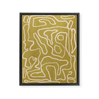 Abstract line art 158 Framed Canvas Print Gallery Image 6