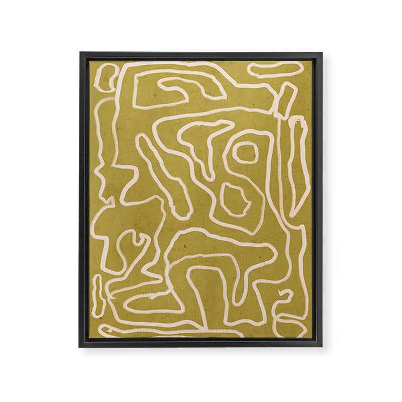 Abstract line art 158 Framed Canvas Print Gallery Image 6