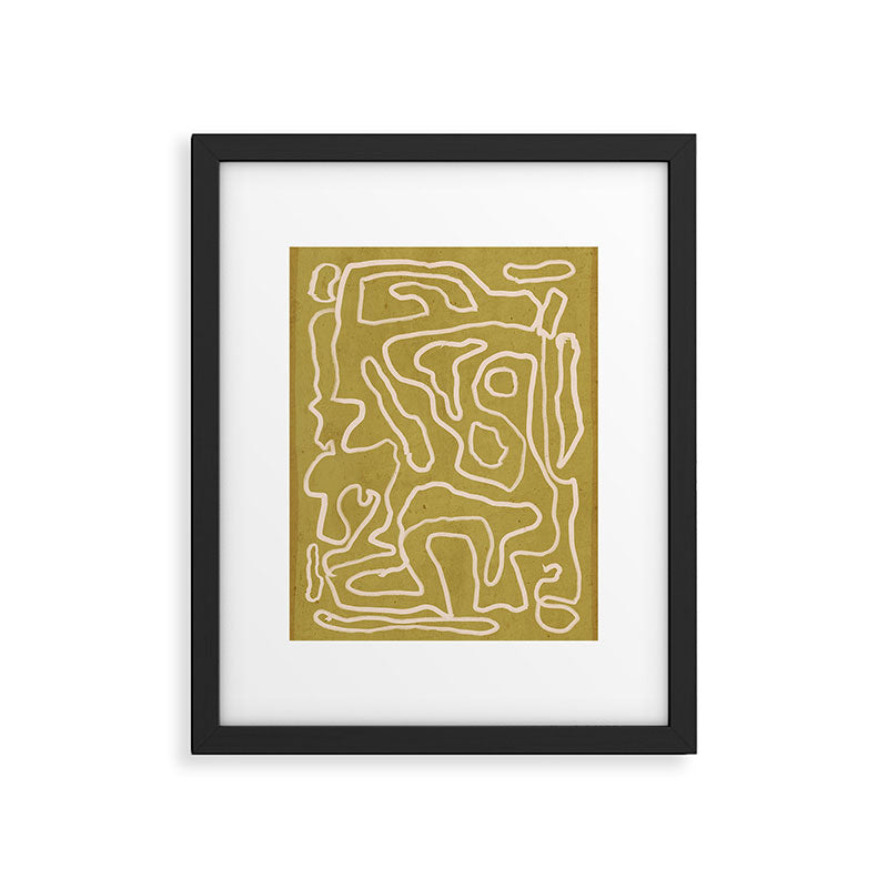 Abstract line art 158 Framed Art Print Gallery Image 5