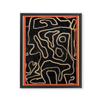 Abstract line art 159 Framed Canvas Print Gallery Image 6