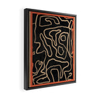 Abstract line art 159 Framed Canvas Print Gallery Image 2