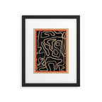 Abstract line art 159 Framed Art Print Gallery Image 5