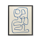 Abstract line art 16 Framed Canvas Print Gallery Image 6