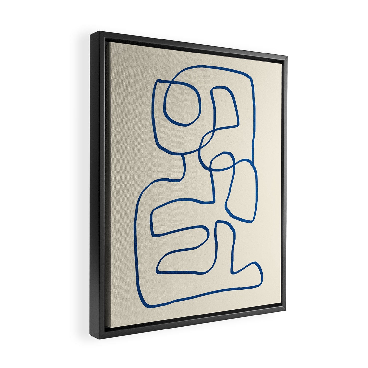 Abstract line art 16 Framed Canvas Print Gallery Image 2