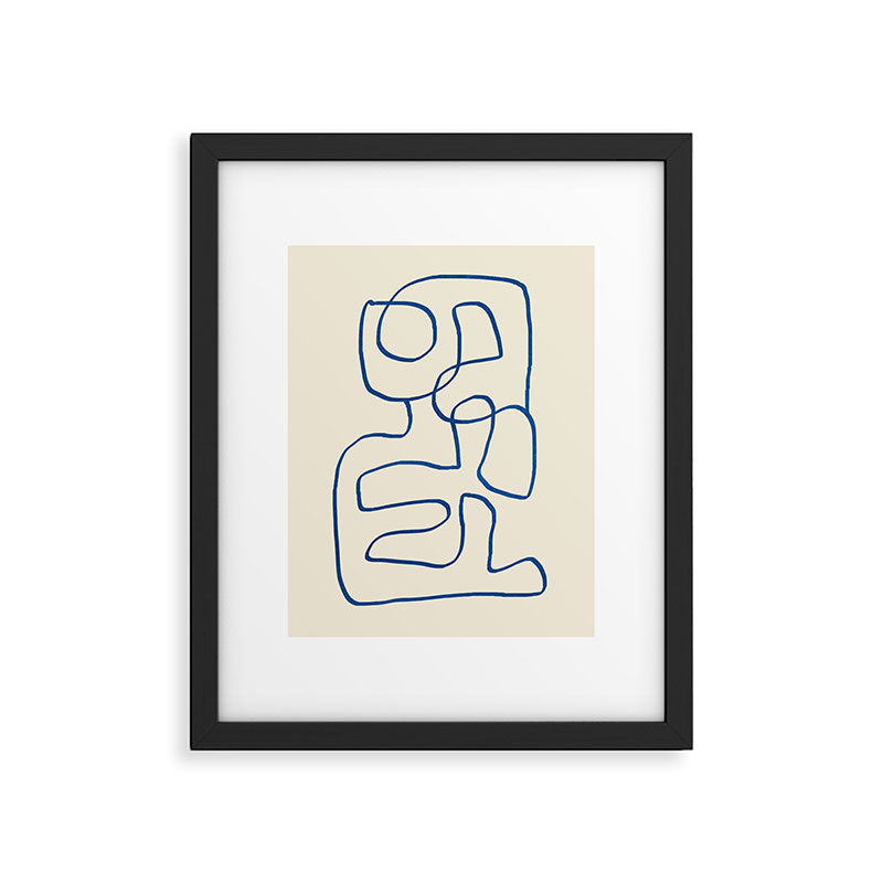 Abstract line art 16 Framed Art Print Gallery Image 4