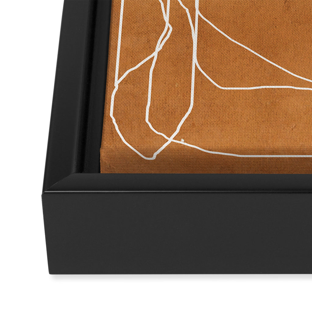 Abstract line art 17 Framed Canvas Print Gallery Image 3