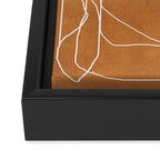 Abstract line art 17 Framed Canvas Print Gallery Image 3