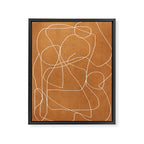 Abstract line art 17 Framed Canvas Print Gallery Image 6