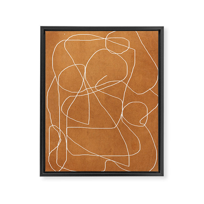 Abstract line art 17 Framed Canvas Print Gallery Image 6