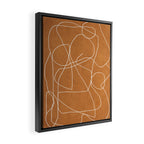Abstract line art 17 Framed Canvas Print Gallery Image 2