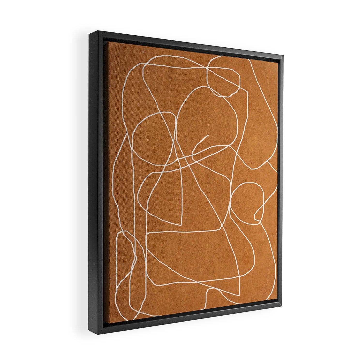 Abstract line art 17 Framed Canvas Print Gallery Image 2