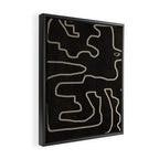 Abstract line art 177 Framed Canvas Print Gallery Image 2