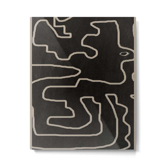 Abstract line art 177 Metal Print Gallery Image 1