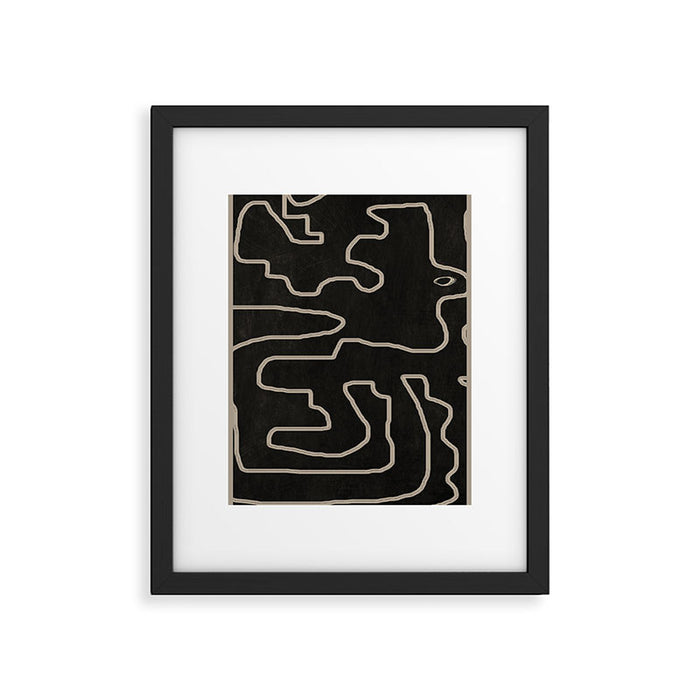 Abstract line art 177 Framed Art Print Gallery Image 1