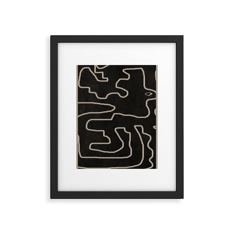 Abstract line art 177 Framed Art Print Gallery Image 5